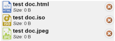 html, iso, jpeg icons